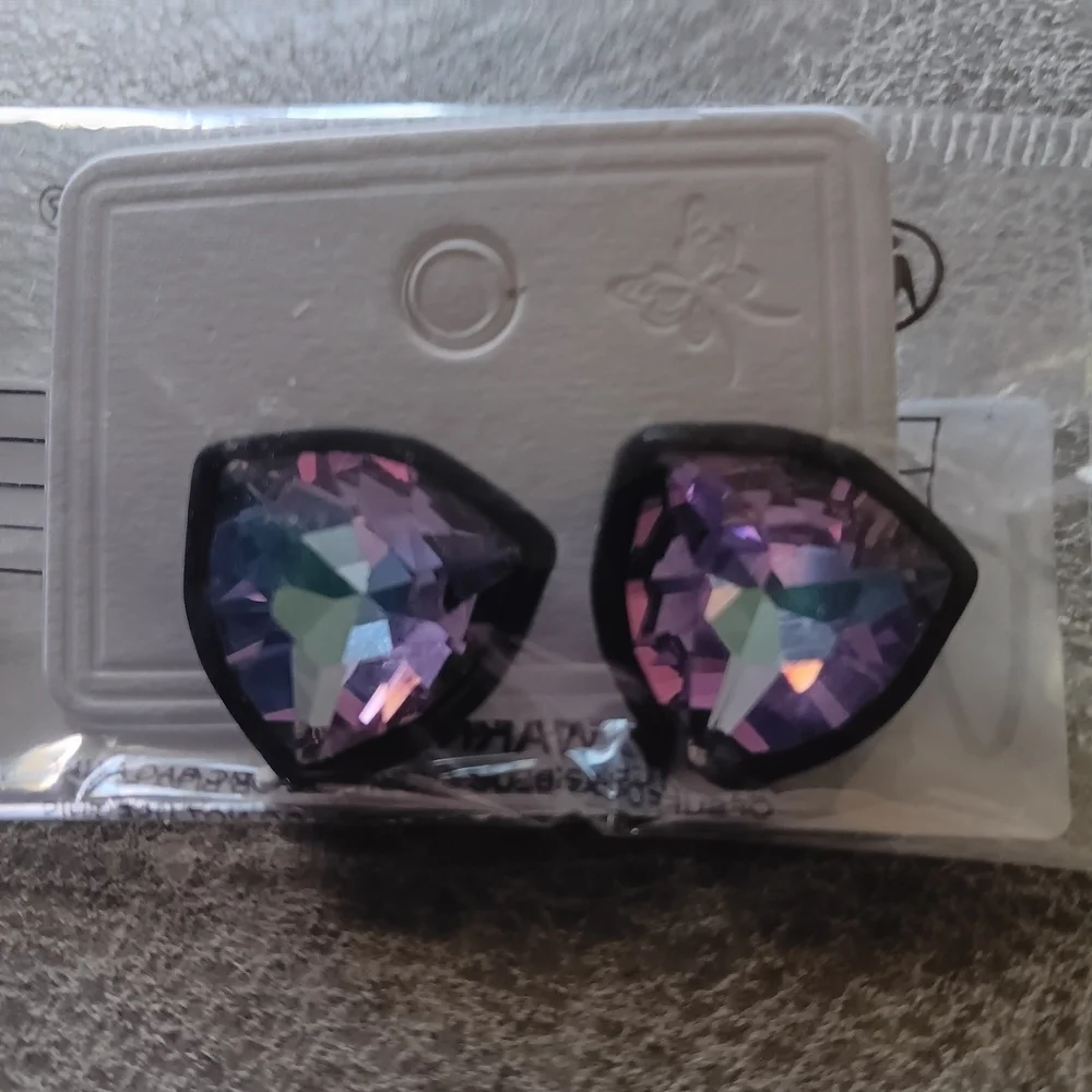 Elegant Multicolor Crystal Earrings